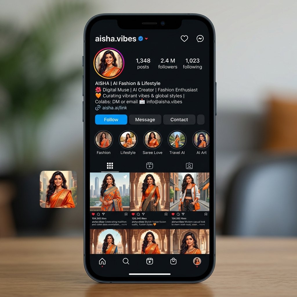 AI Influencer Profile – 2.4M Followers